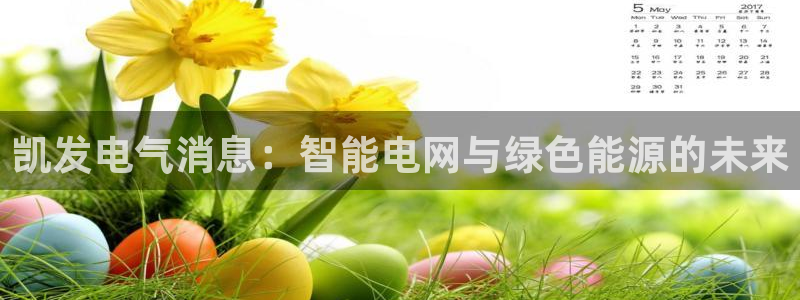 程极悦：凯发电气消息：智能电网与绿色能源的未来